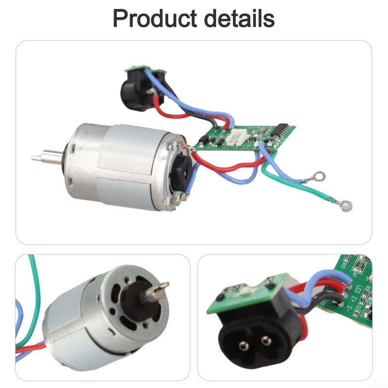 Replacement Motor Motherboard for WAHL Hair Clippers 8504, 8148, 8591, 8509, 1919, 859 - Electric Trimmer Parts, 6500/7200 RPM, Metal & Plastic(7200RPM)