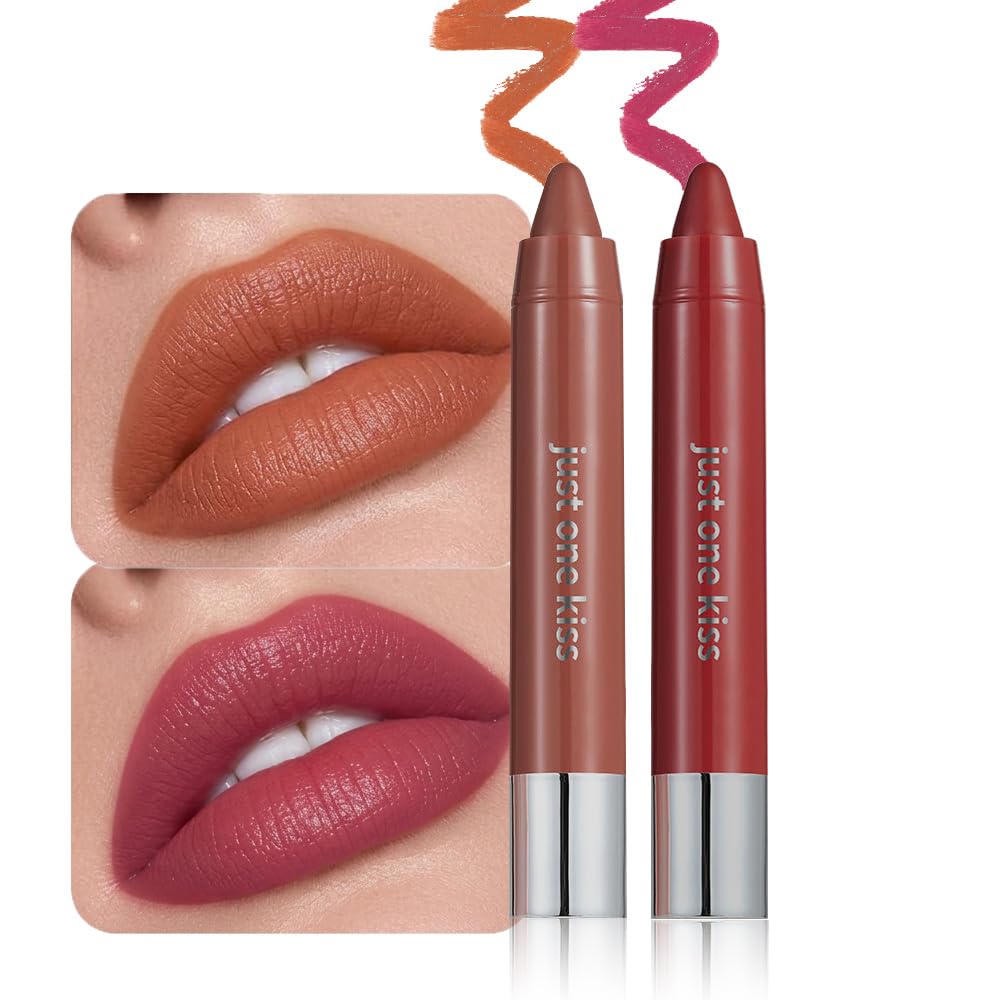 Neutral Nude Hydrating Cream Lipstick - Moisturizing Lip Crayon for Women | Smooth Application, Ombre Shades, 01#