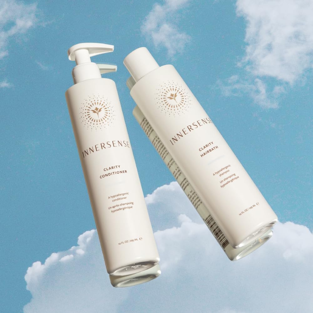 Organic Beauty Natural Clarity Hypoallergenic Conditioner - Non-Toxic, Cruelty-Free Haircare | 10 fl oz (295 ml)