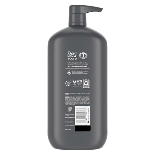 Dove Men+Care Sensitive Skin Body & Face Wash, 30 oz - Hydrating Formula with Oatmeal & Aloe