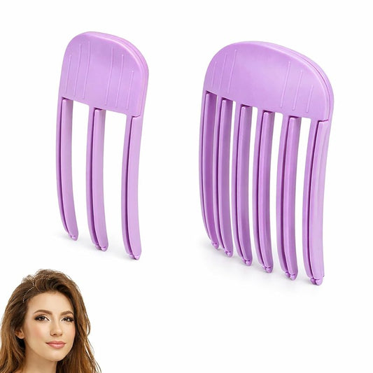Hair Volume Clip - 2 Pack No-Crease Volumizing Tool for Fluffy Hairstyles | Root Lifting Boosters for Men & Women