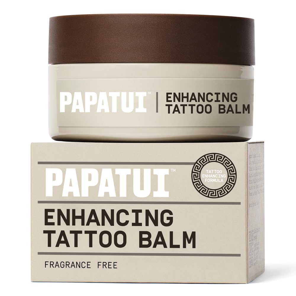 Enhancing Tattoo Balm - Revitalize & Protect Tattoos | Instant Hydration, Fast Absorption | Fragrance-Free, 2oz
