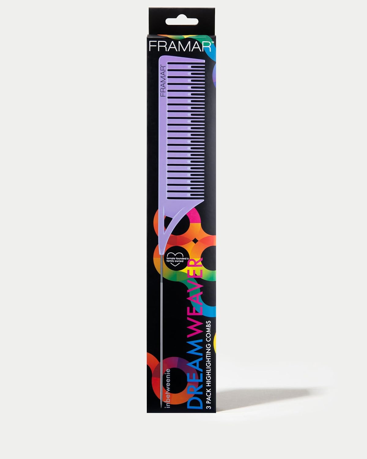 Dreamweaver Highlight Comb Set - Professional Hair Dye & Foiling Combs | 3 Pack Pastel