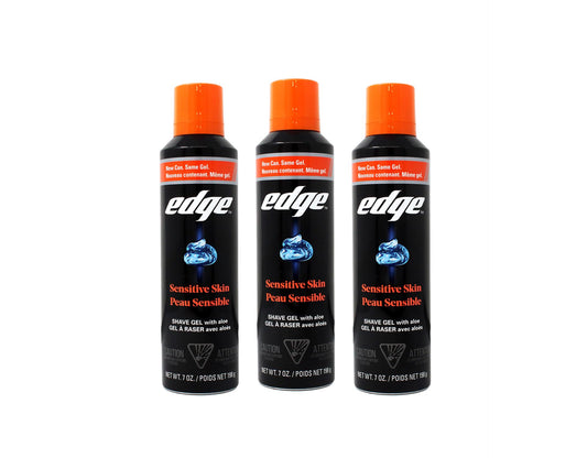 Edge Shave Gel Sensitive Skin 7 Oz (Pack of 3)