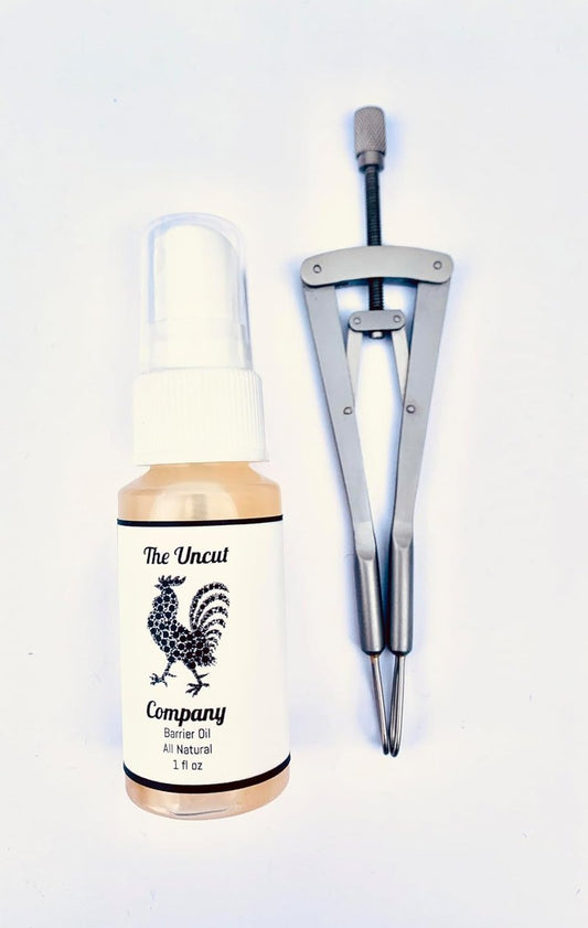 Phimosis Stretching Tool - Effective Solution for Tight Foreskin | Includes Barrier Oil