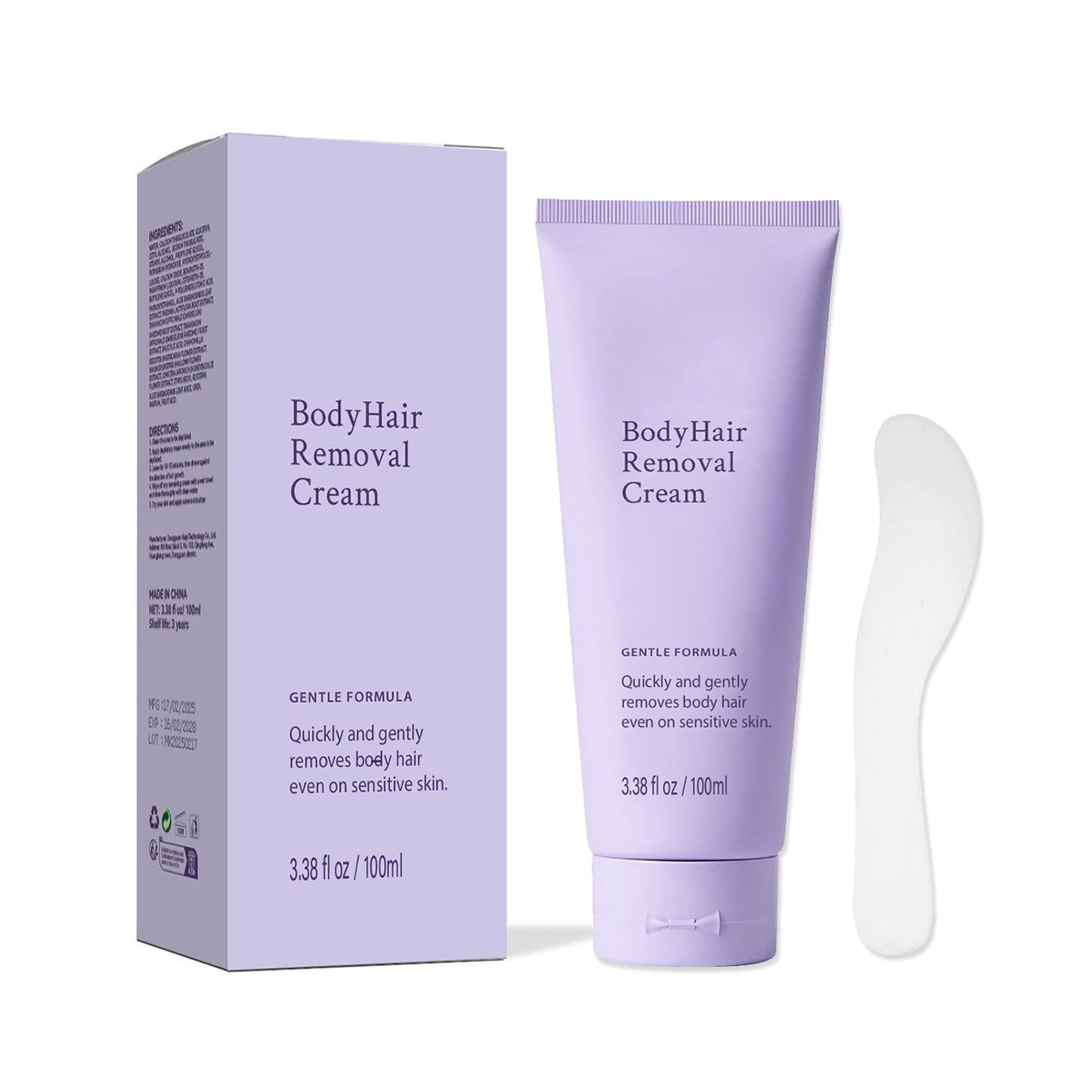 LABJD Body Hair Removal Cream for Women & Men- Hair Removal for Body Legs 2-in-1,Durable and Smooth for Private Depilatory Cream - Skin Friendly