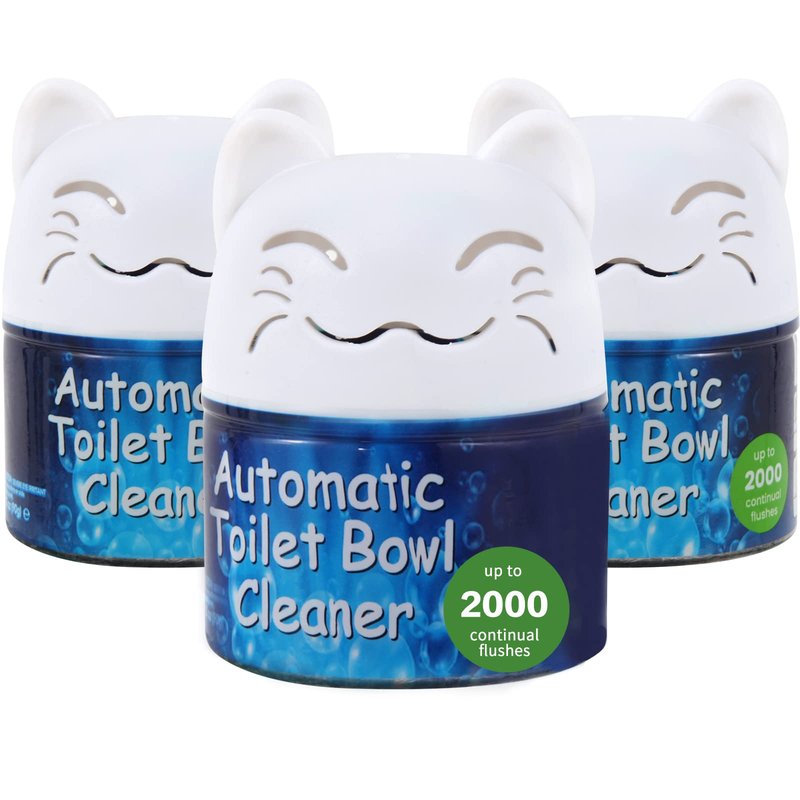 Simple Life Toilet Bowl Cleaner | Automatic Long-Lasting Toilet Bowl Cleaner Tablets | Easy-To-Use, Septic Safe Toilet Cleaner in Bottle | Powerfully Cleans and Prevent Stain Build Up | 3 Count