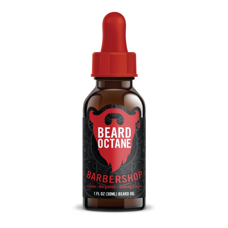Beard Octane Beard Oil for Men – Barbershop (Barbershop Cologne) – Softens & Conditions Dry Beards With Argan & Jojoba – 1oz