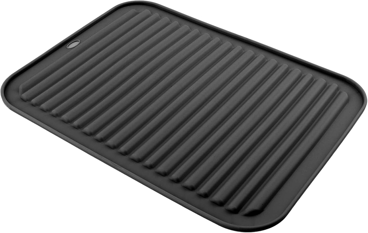 Heat Resistant Silicone Mat for Hair Tools - Portable Styling Pad for Curling & Flat Irons | Black