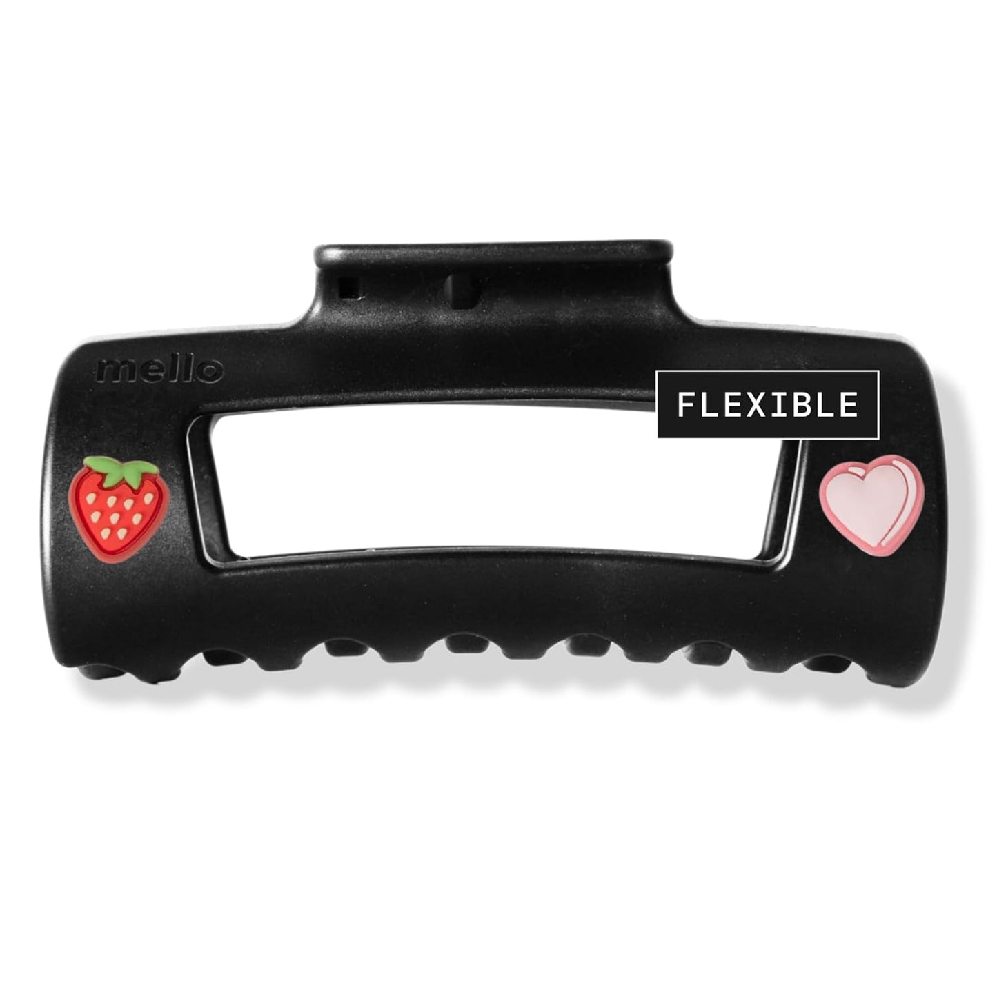 Medium Hair Clip - Flexible Comfort Hair Claw for Strong Hold on Thick & Thin Hair | Dark Brown, Matte Finish