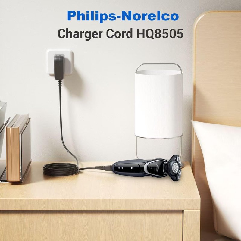 Xxszhy 15V Charger Cord Fit for Philips Norelco HQ8505 3000 5000 6000 7000 9000 Series,Multigroom MG5750 MG7750 MG7770 MG7790 QP6531 BG7030 BG7040 BG5025 S9987 Shaver Trimmer Power Cord