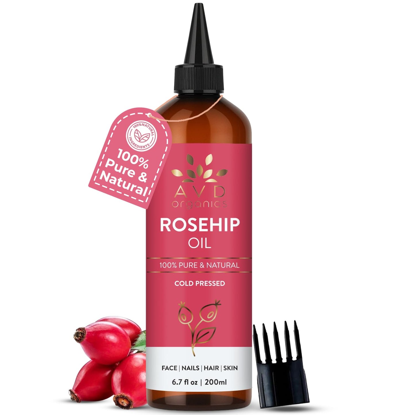 Jojoba Oil for Hair - Natural Cold-Pressed, Unrefined | 120ml (4.05 fl oz) - Ideal for Face, Scalp, Nails & Cuticles
