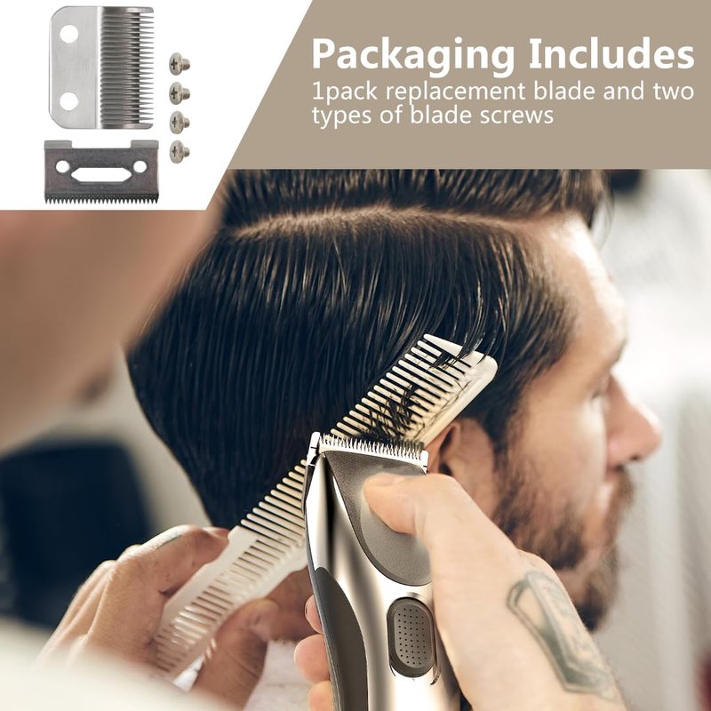 Vicue New Replacement Clipper Blade Fits for Wahl Precision, Precision Premium Smooth Cut, 2-Hole Stagger-Tooth, 2Hole Taper and 2Hole Standard Wedge Blades