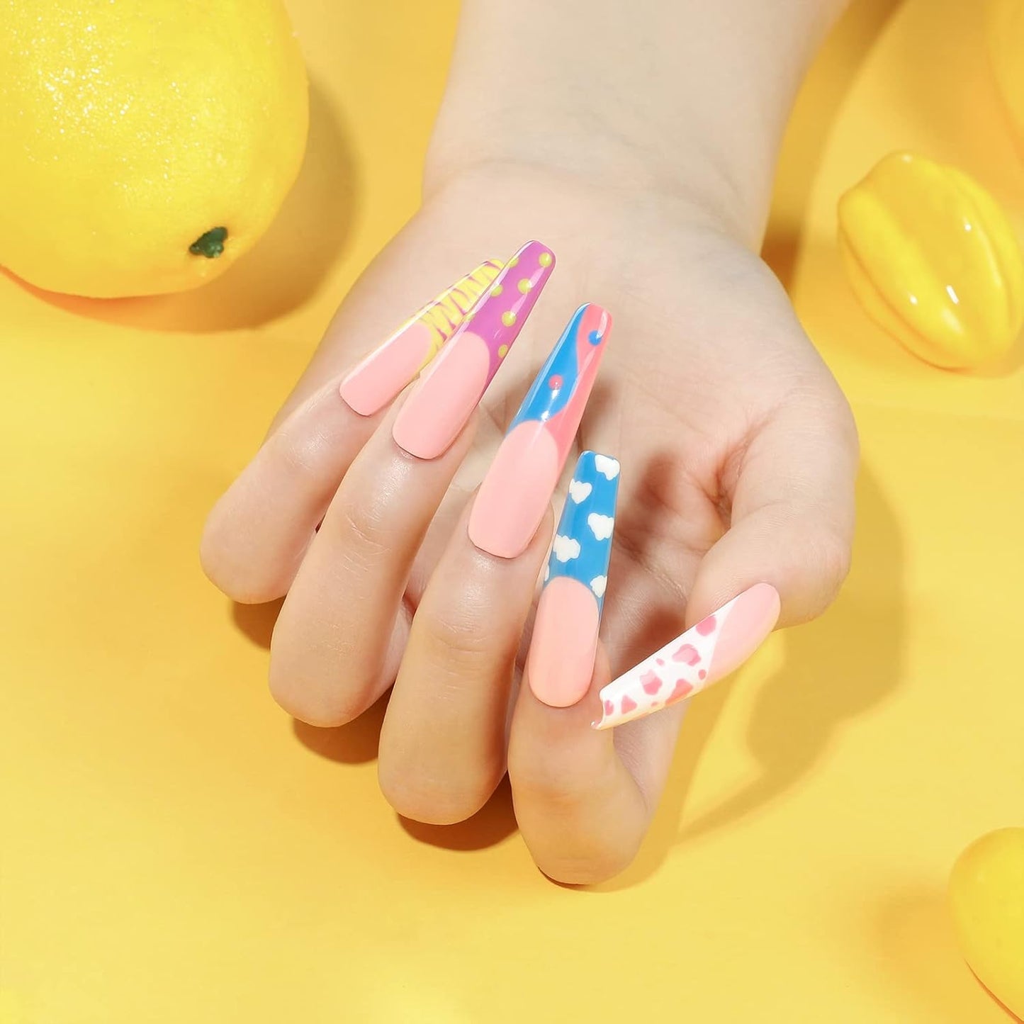 Gel Nail Polish Set - 40PCS Spring & Summer Colors | Glossy & Matte Finish, Soak Off Gels for All Seasons