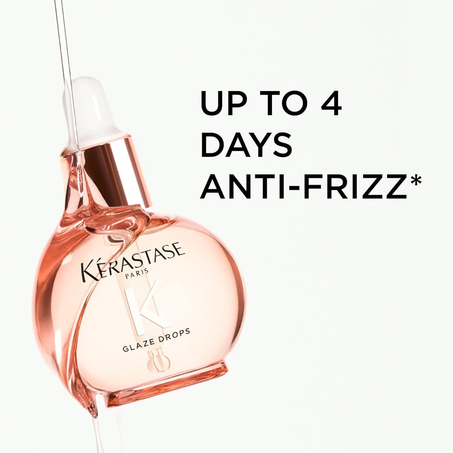 Kerastase Gloss Absolu Glaze Drops - Anti-Frizz Hair Oil for Gloss & Shine | Nourishing Hydration with Hyaluronic Acid
