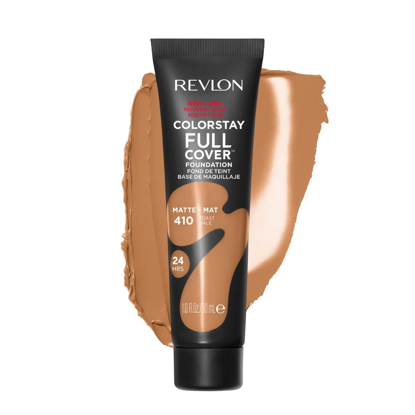 Revlon ColorStay Full Cover Matte Foundation - Heat & Sweat Resistant, Almond (405), 1.0 oz