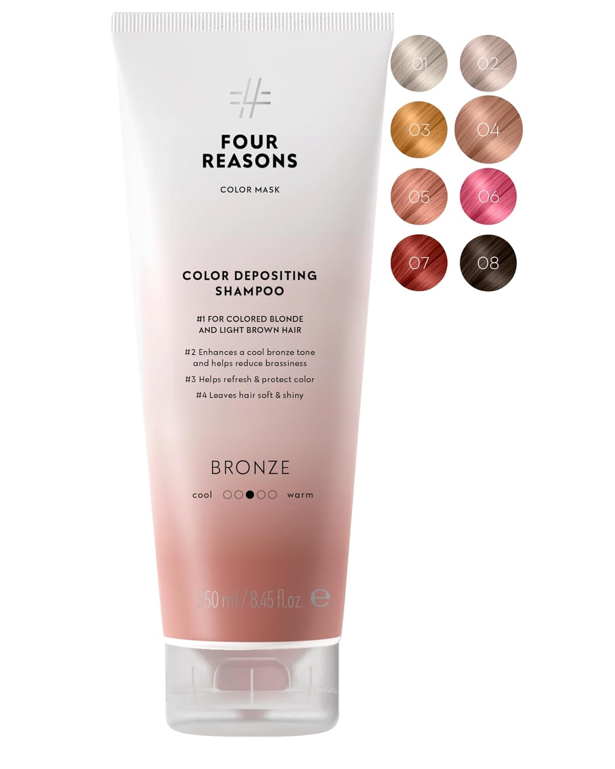 Platinum Hair Color Shampoo - Blonde Toner & Color Depositing Formula | Sulfate-Free, Vegan - 8.45 Fl Oz