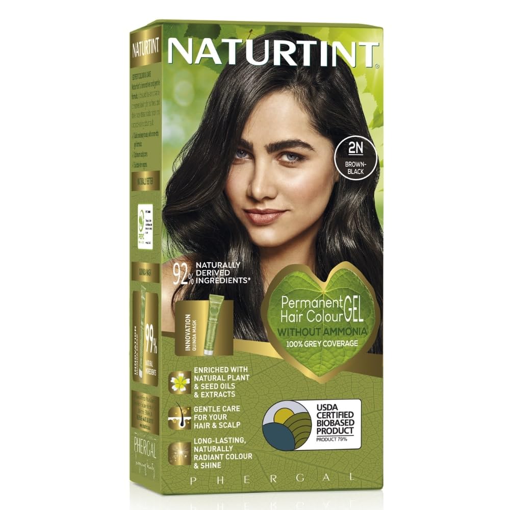 Naturtint 7N Hazelnut Blonde Permanent Hair Color | Ammonia-Free, Vegan, 100% Gray Coverage, Long-Lasting Results