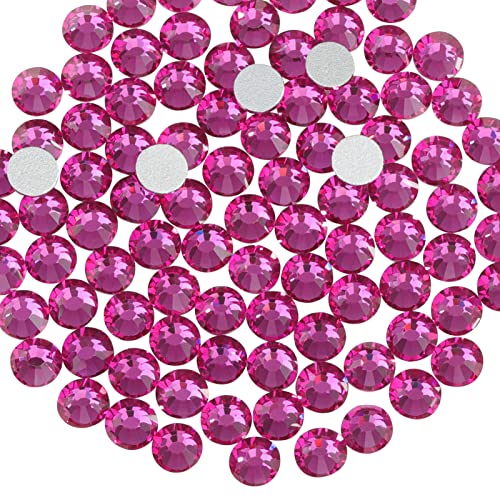 Beadsland Fuchsia SS16 Flat Back Rhinestones 2880pcs Craft Embellishments