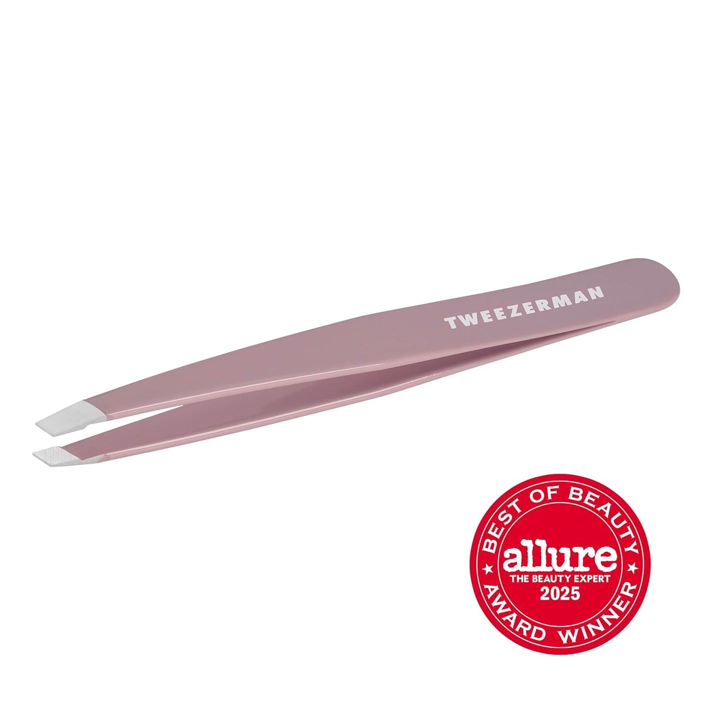 Tweezerman Slant Tweezer - Precision Purple Wisteria Design for Flawless Hair Removal