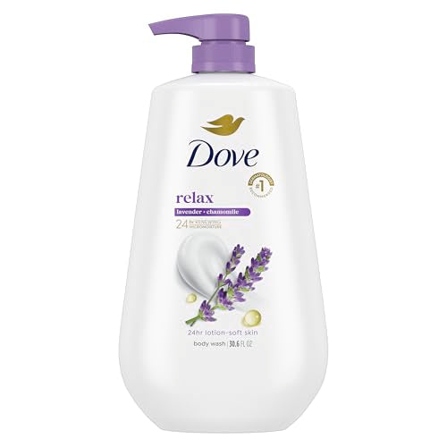 Dove Relax Body Wash with Lavender Oil & Chamomile - 30.6 oz Pump