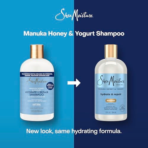 SheaMoisture Manuka Honey & Yogurt Shampoo - Hydrate & Repair 13 oz