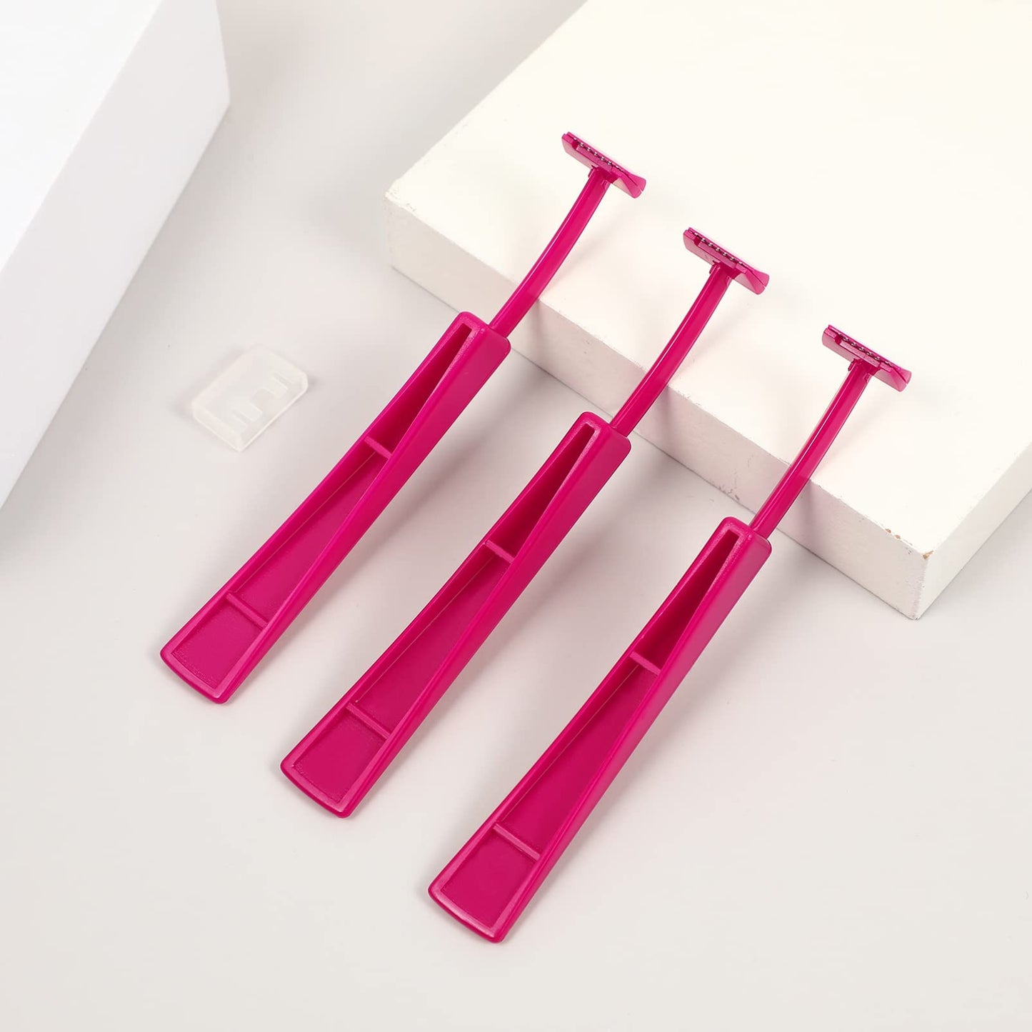 Beavorty 6Pcs Eyebrow Razor Stainless Steel Eyebrow Razors Brow Touch Up Razors Facial Hair Remover with Stainless Steel Blades Armpit Hair Razors for Multipurpose Facial Body Hair Removal