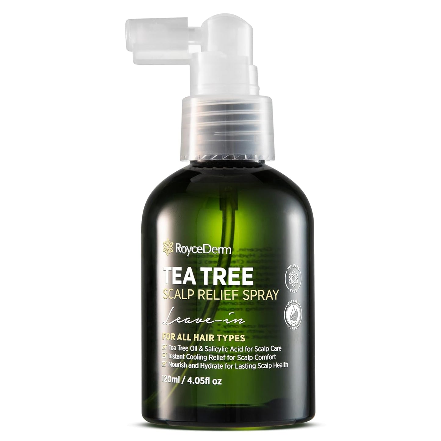 Tea Tree Scalp Relief Spray - Comfort & Hydration for Healthy Hair | Unisex Conditioning Support