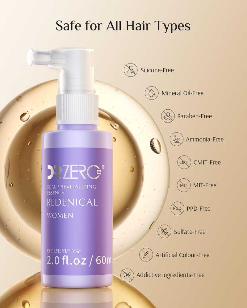 Hair Growth Serum for Women - 3% Redensyl Japanese Treatment for Thinning Hair | Scalp Care, 60ml