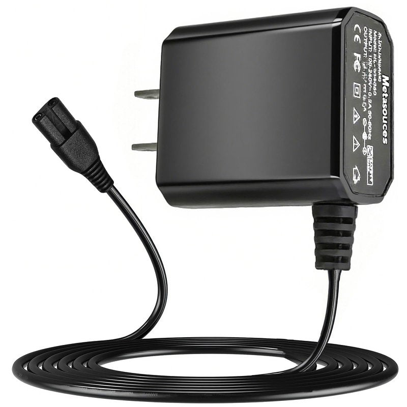Metasources 2-Prong 9V AC/DC Adapter Compatible with Labigo LA2 LA3 Pro KS-2629 KS-2639 7.4V 2500mAh Li-ion Battery Electric Bathroom Spin Scrubber Power Supply