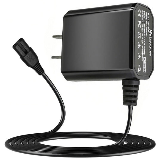 Metasources 2-Prong 9V AC/DC Adapter Compatible with Labigo LA2 LA3 Pro KS-2629 KS-2639 7.4V 2500mAh Li-ion Battery Electric Bathroom Spin Scrubber Power Supply