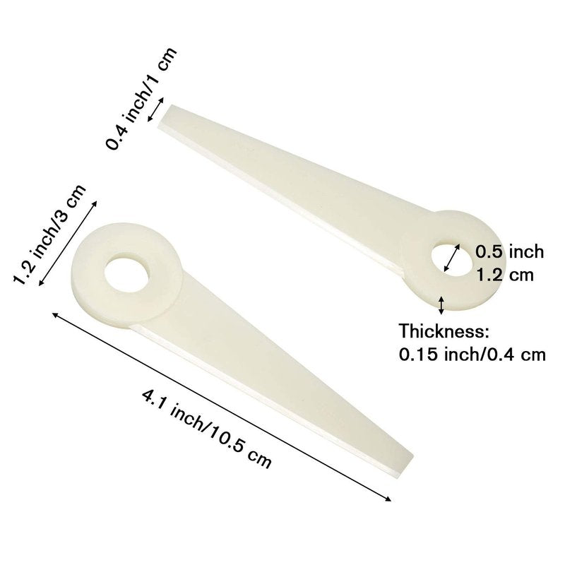 Weewooday 24 Pieces Trimmer Head Blades Replacement Blades Nylon Trimmer Blade Compatible with Stihl Polycut 20-3 Replaces