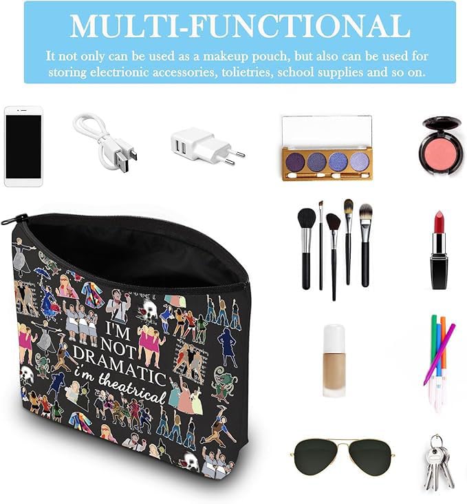 GJTIM Musical Theatre Gift Zipper Pouch - I'm Not Dramatic
