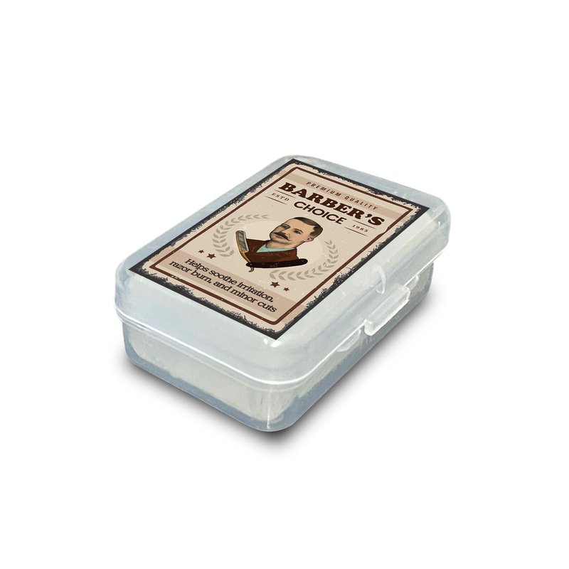 Pacific Pelican Barber’s Choice Alum Block – Premium Natural Potassium Alum for Razor Burn Relief & Post-Shave Care