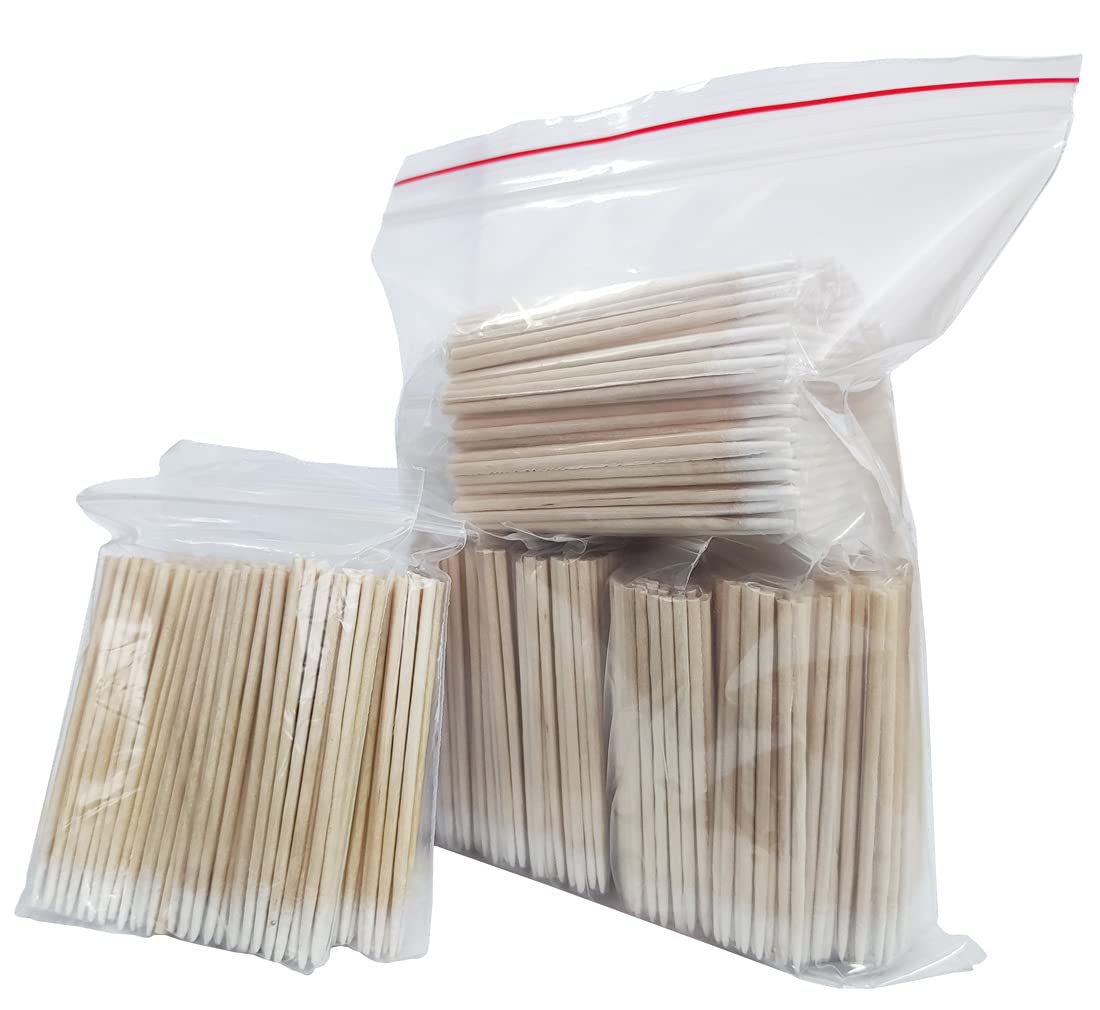 Microblading Cotton Swabs - 1500 Count Pointed Tip Applicators | Wood Sticks for Makeup & Tattoo Supplies