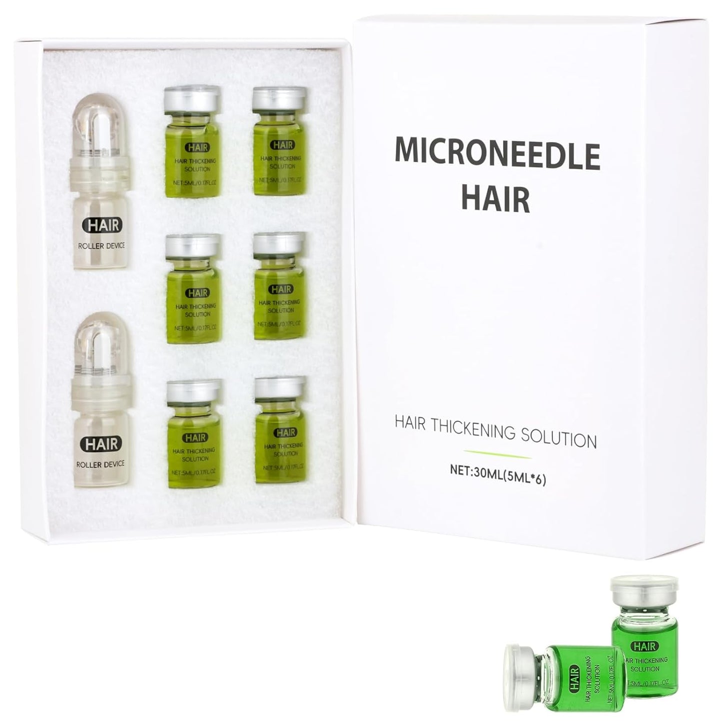 Hair Growth Serum - Biotin & Ginseng Treatment for Thinning Hair | Plant-Based Scalp Care Solution for Men & Women
