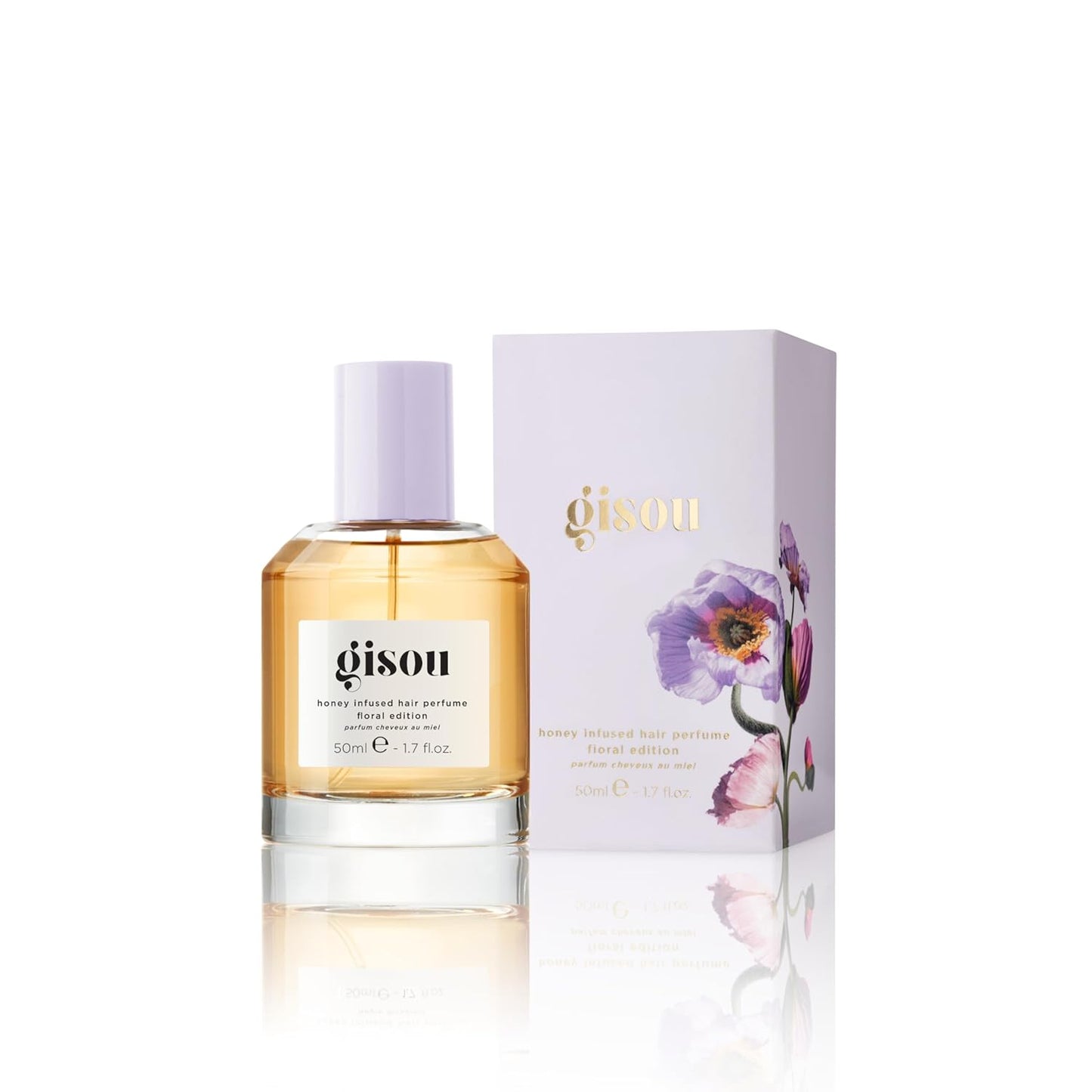 Gisou Honey Infused Hair Perfume - Long-Lasting Fragrance with Mirsalehi Honey & Argan Oil | Lavender Berry, 1.7 Fl Oz