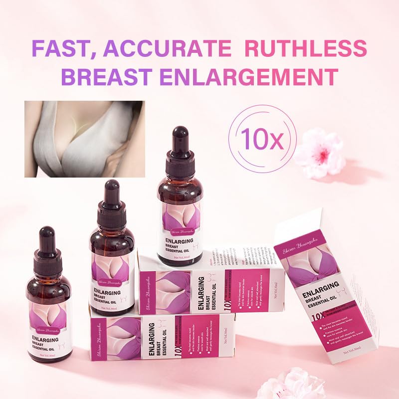 Natural Breast Care Oil - Organic Firming Serum for Women | Nourishing Massage Oil for Skin Elasticity & Tightening (1)