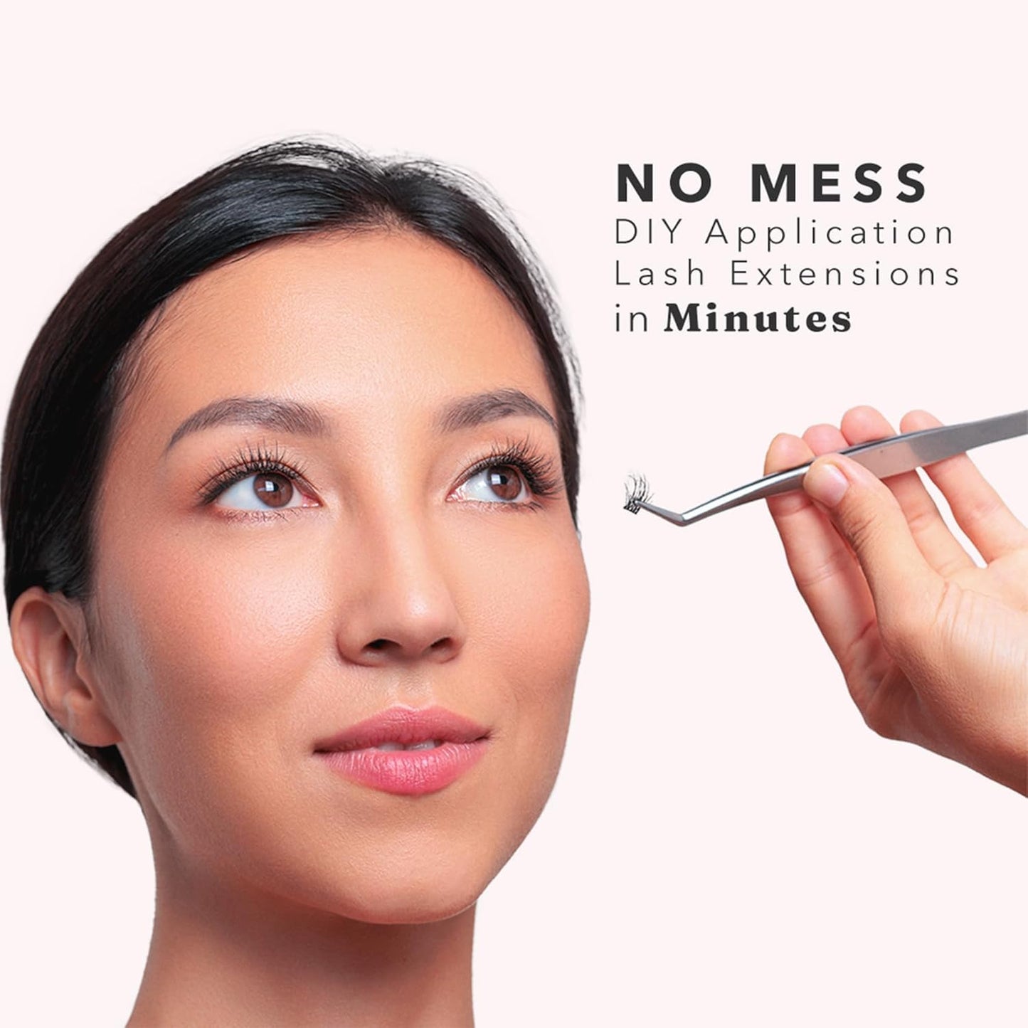 Silly George Pop-On Lashes - DIY Pre-Glued Faux Eyelash Clusters for Natural Look | Bloom, 5-7 Pairs, 60 Clusters