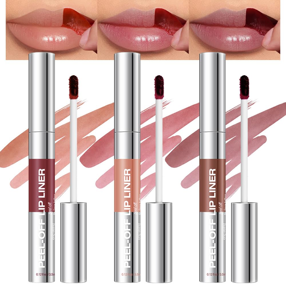 Matte Liquid Lip Gloss Stain Set - Long Lasting Waterproof Lipstick | Wine Red & Brown, 2 Pcs