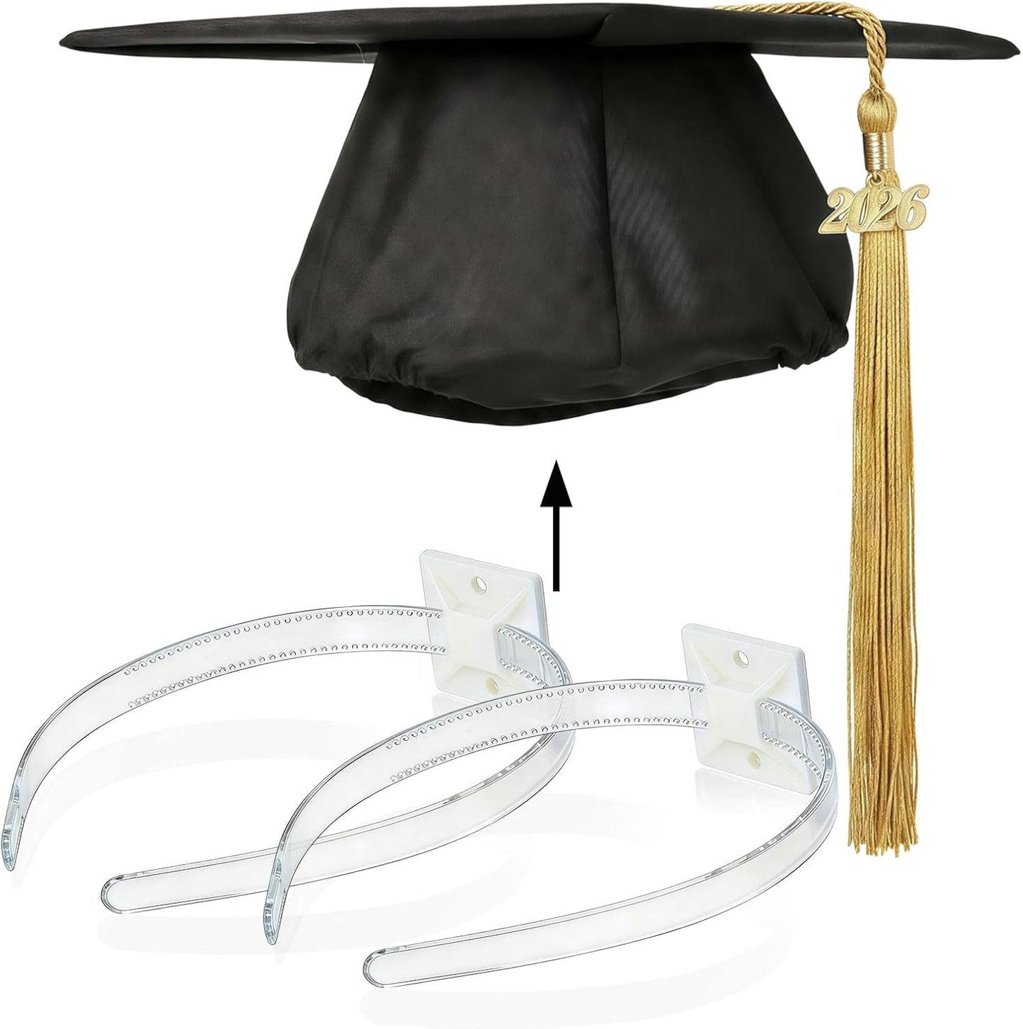 Graduation Cap Headband Insert - Comfortable Fit for Caps | Adjustable Size