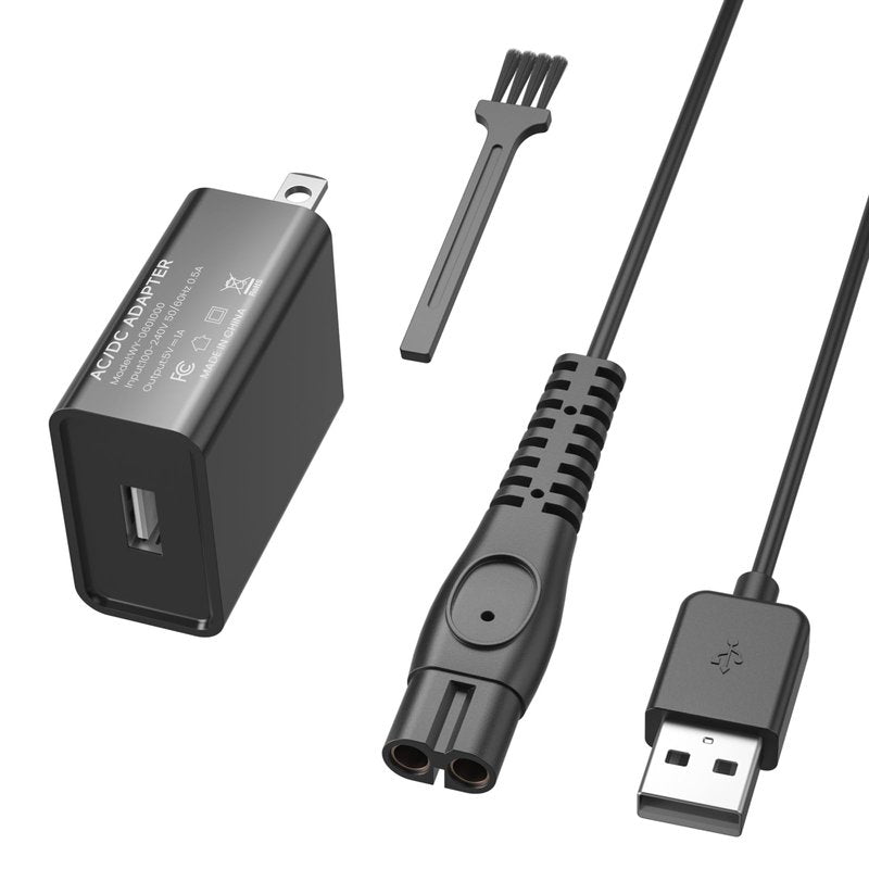 Xxszhy 5V Charger Fit for Philips Norelco One Blade 360 QP2724 QP2834 Trimmer Razor, MG7910 MG9510 MG9520 MG9525 QP4631 QP6542 QP6552 QP4530 QP1924 QP1324 MG5900 MG5910 MG3919 for Phillips Shaver