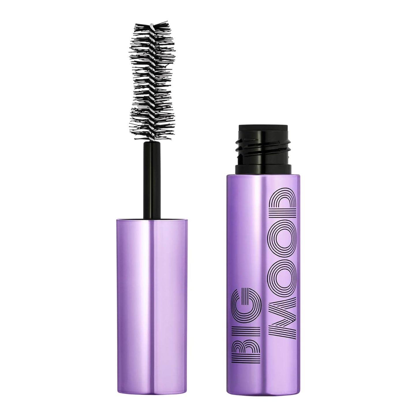 e.l.f. Big Mood Mascara Mini - Bold & Voluminous Lashes, Long-Lasting Formula | Infused with Jojoba Wax, Black