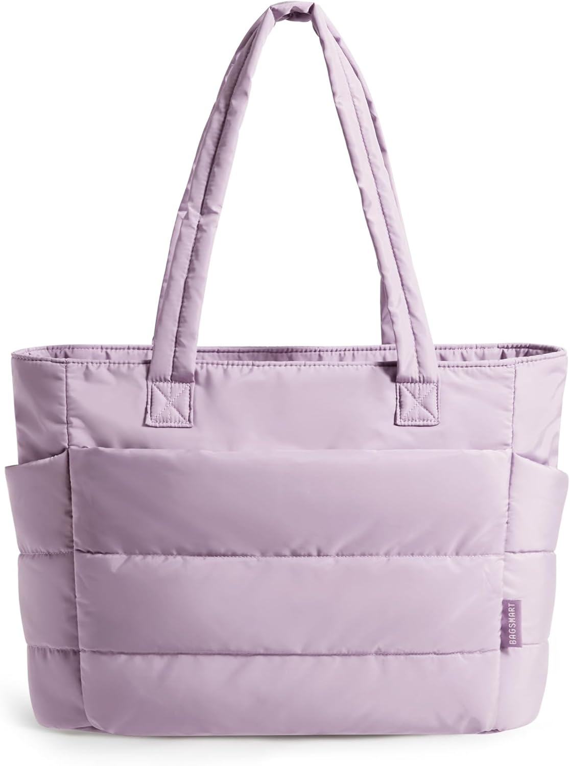 BAGSMART Tote Bag for Women - Lightweight Puffy Shoulder Bag with Compartments for Travel & Gym | Versatile Design