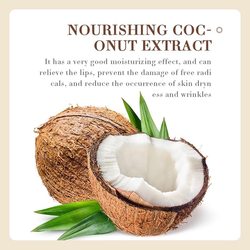 Sadoer Coconut Oil Lip Balm - Hydrating & Soothing Protection