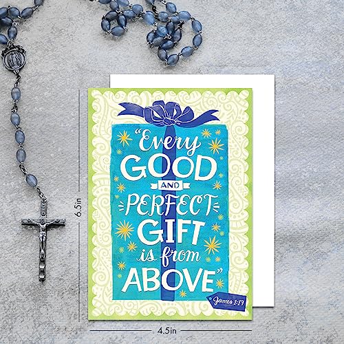 Faith-Based Birthday Cards Boxed Set | 24 Inspirational KJV Cards