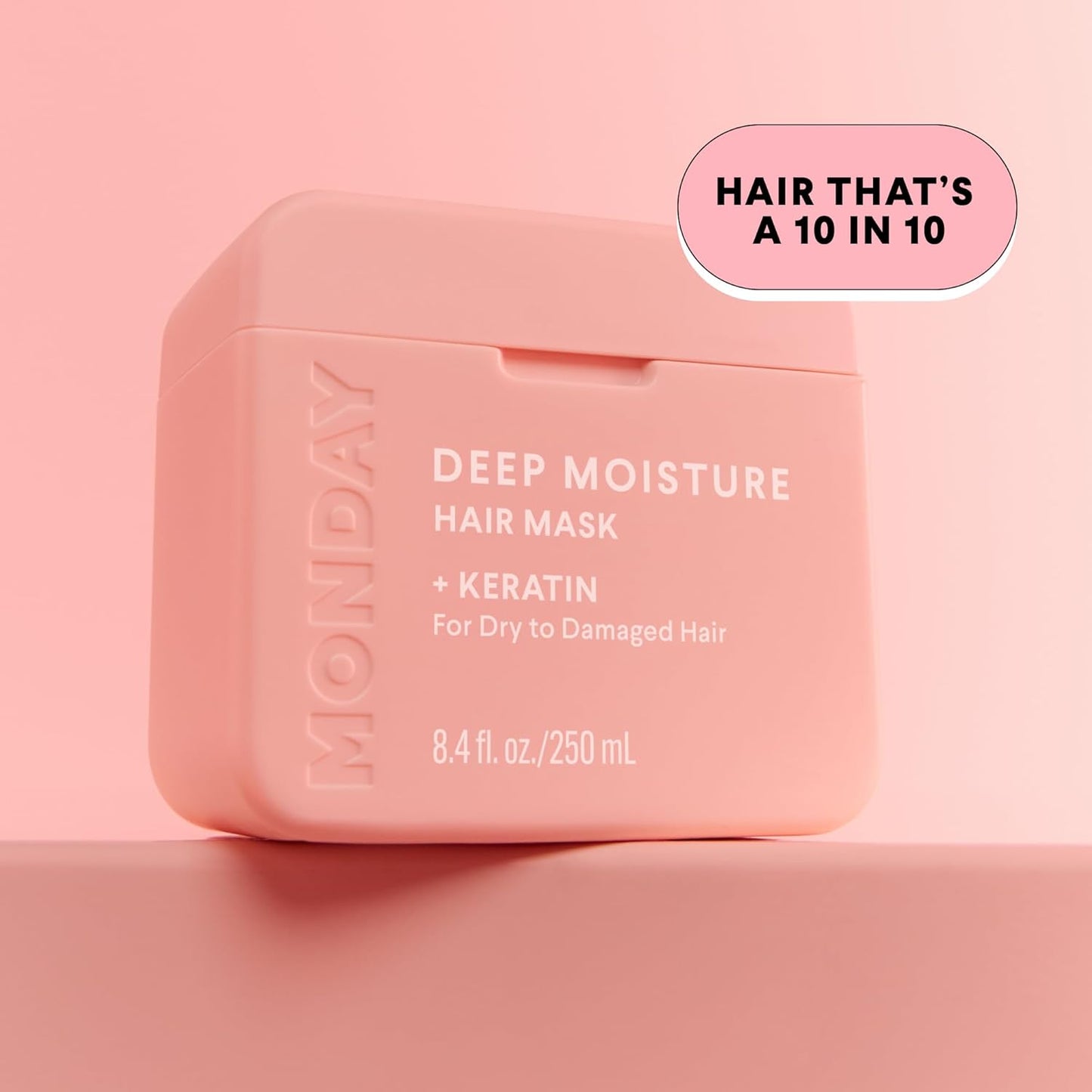 Deep Moisture Hair Mask - Keratin, Argan Oil & Shea Butter for Dry, Damaged Hair | 250 mL