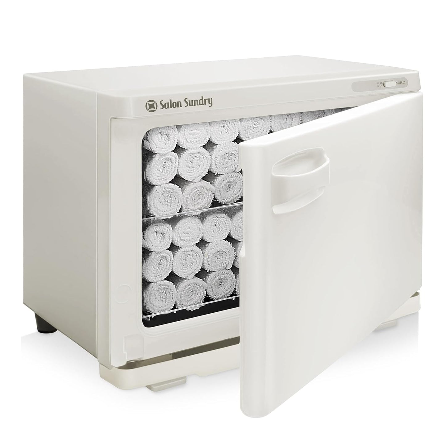 Professional Hot Towel Warmer Cabinet - High Capacity Facial Spa Equipment | White Finish