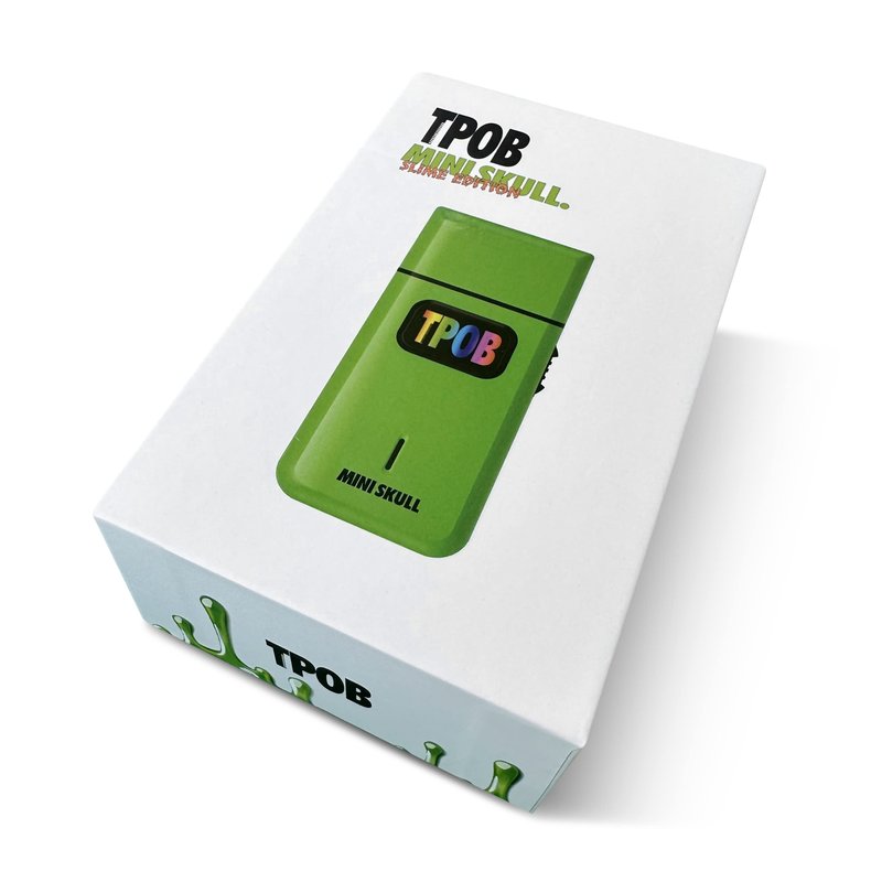 TPOB Mini Skull Single Shaver Compact Design that can fit in Your Pocket with a Turbo Charged Motor, Perfect for Both Professional and at-Home use (Slime)