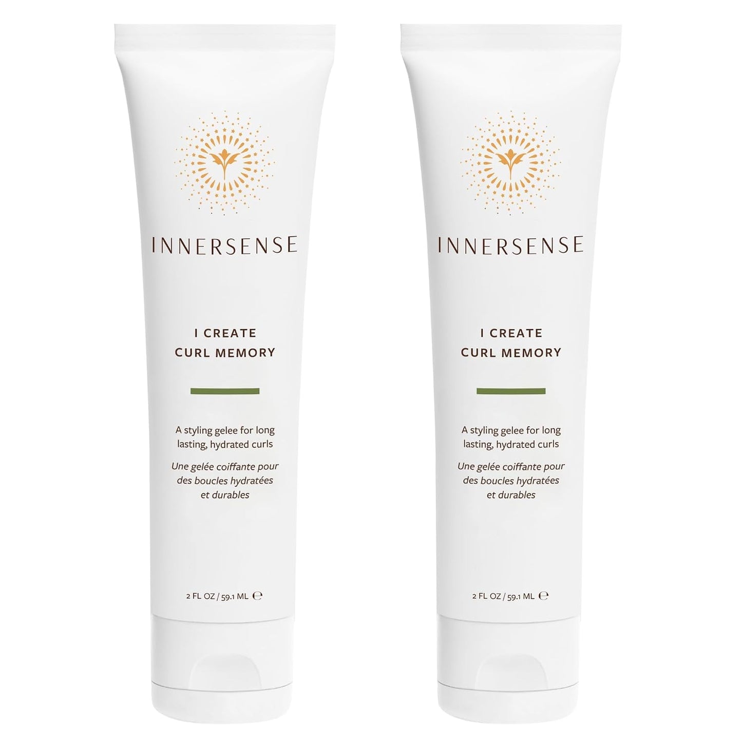 I Create Curl Memory Gel - Strong Hold, Hydrating, Non-Toxic Haircare | 2 Pack - 2 fl oz Each